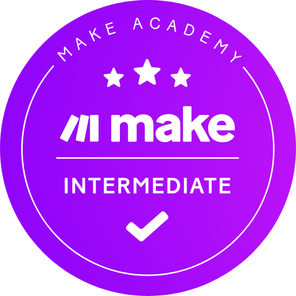 Badge «Make Intermediate» di Make